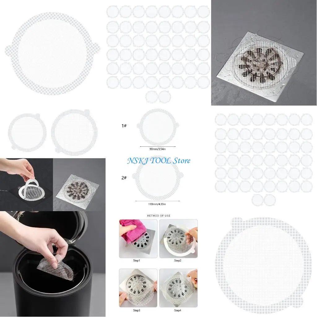 

L8RC Convenient Kitchen Sink Drain Sticker Effective Round Kitchen Drain Cover Simple Installation Kitchen Drain Sticker