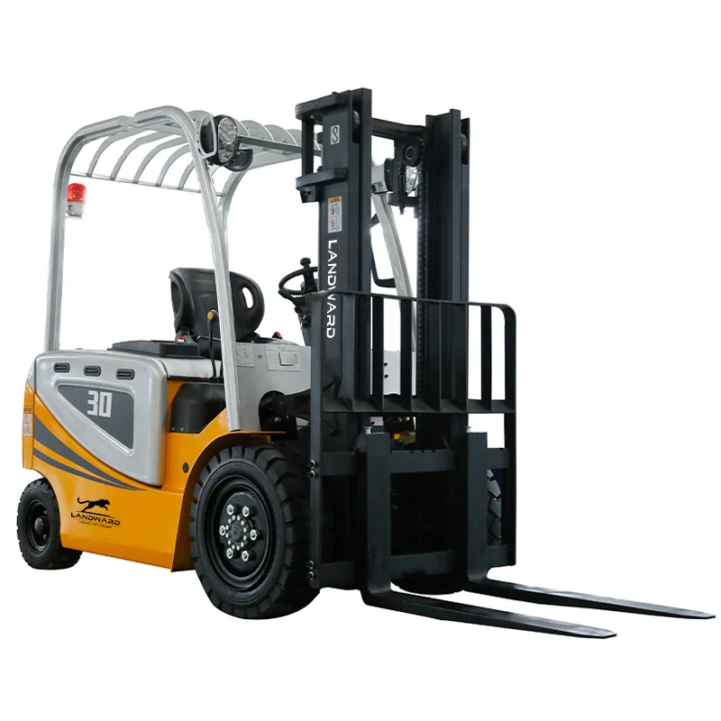 New Energy 4WD Forklift 1.5 Ton High-Quality Electric Small Forklift 2000 KG Warehouse Goods Transporter Customized Production