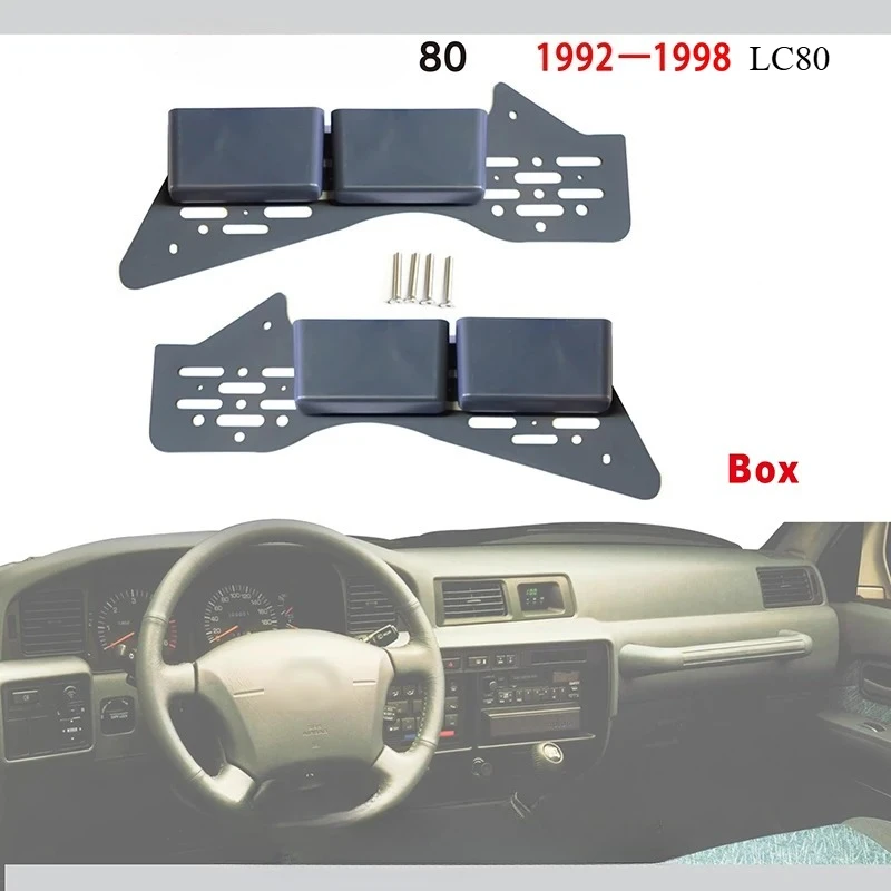 

Internal Storage Organization For Toyota Land Cruiser LC80 Storage Box Central Console Modification Accessories