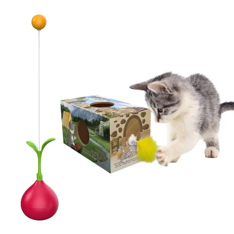 Cat Ball Teaser Pet Cat Interactive Ball Toy Auto-Balancing Pet Exercise And Entertainment Supplies For Pet Shelter Living Room