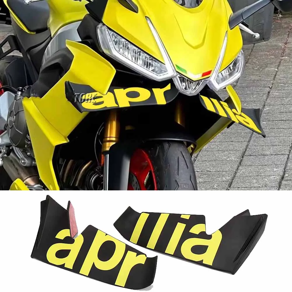 

RS660 Front Spoiler Accessories Motorcycle Tuning Accessories ABS Winglet Aerodynamic Wing Kit For Aprilia RS660 rs660