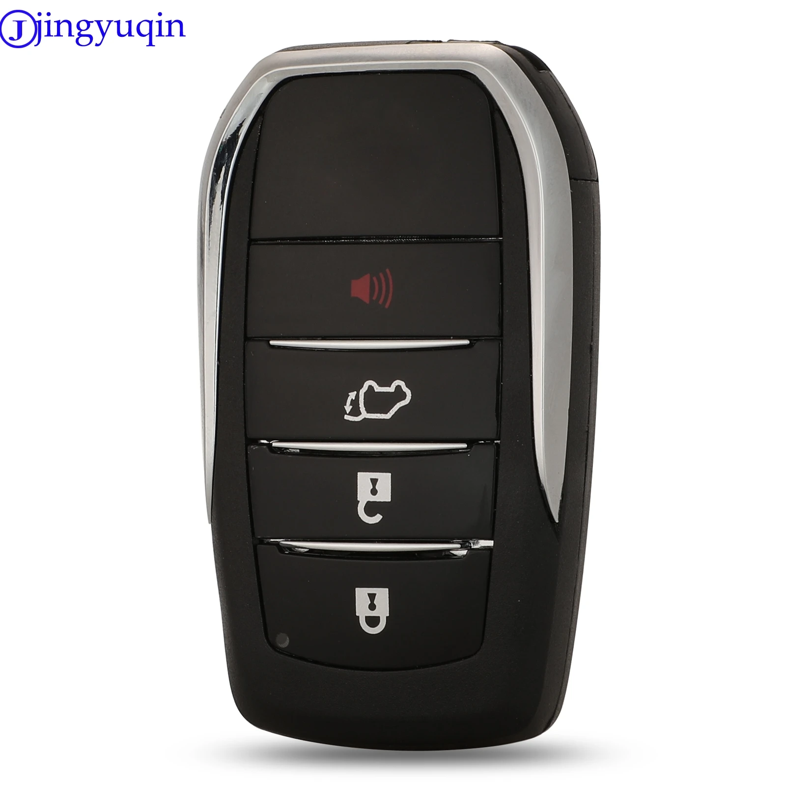 

jingyuqin 4 Buttons Remote Car Key Shell Cover Case For Toyota Chr C-hr Land Cruiser 200 Avensis Auris Corolla Smart Key