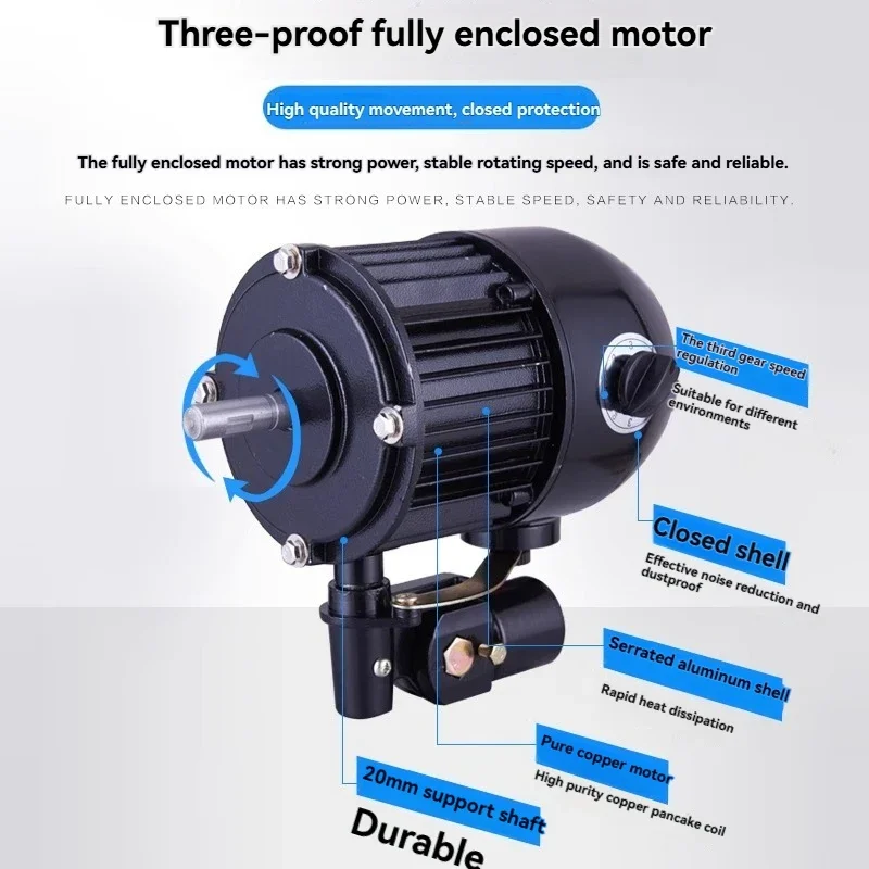 

1PC Industrial Fan Waterproof Dust-proof and Oil Proof Pure Copper Motor Suitable for Floor Fan, Wall Mounted Fan, Spray Fan Mot