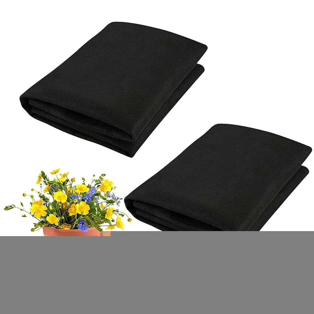 

Дышащий капиллярный коврик для полива, экологически чистый черный коврик для корзины, многоразовый с 10 бирками для растений, автоматический коврик для полива растений