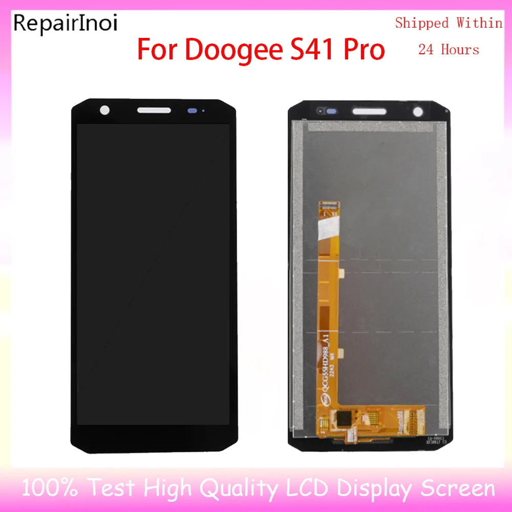 100% Tested LCD Display For Doogee S35 S41 Pro Max Plus S51 S55 S61 Lite LCD Touch Screen Digitizer Replacement Parts