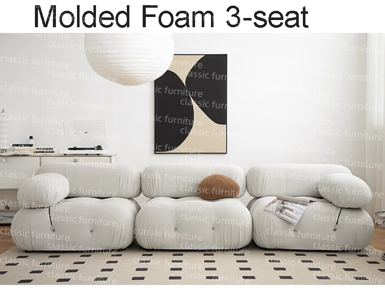 Módulo Modular sofá hogar asiento interior terciopelo Cable gancho anillo sofá