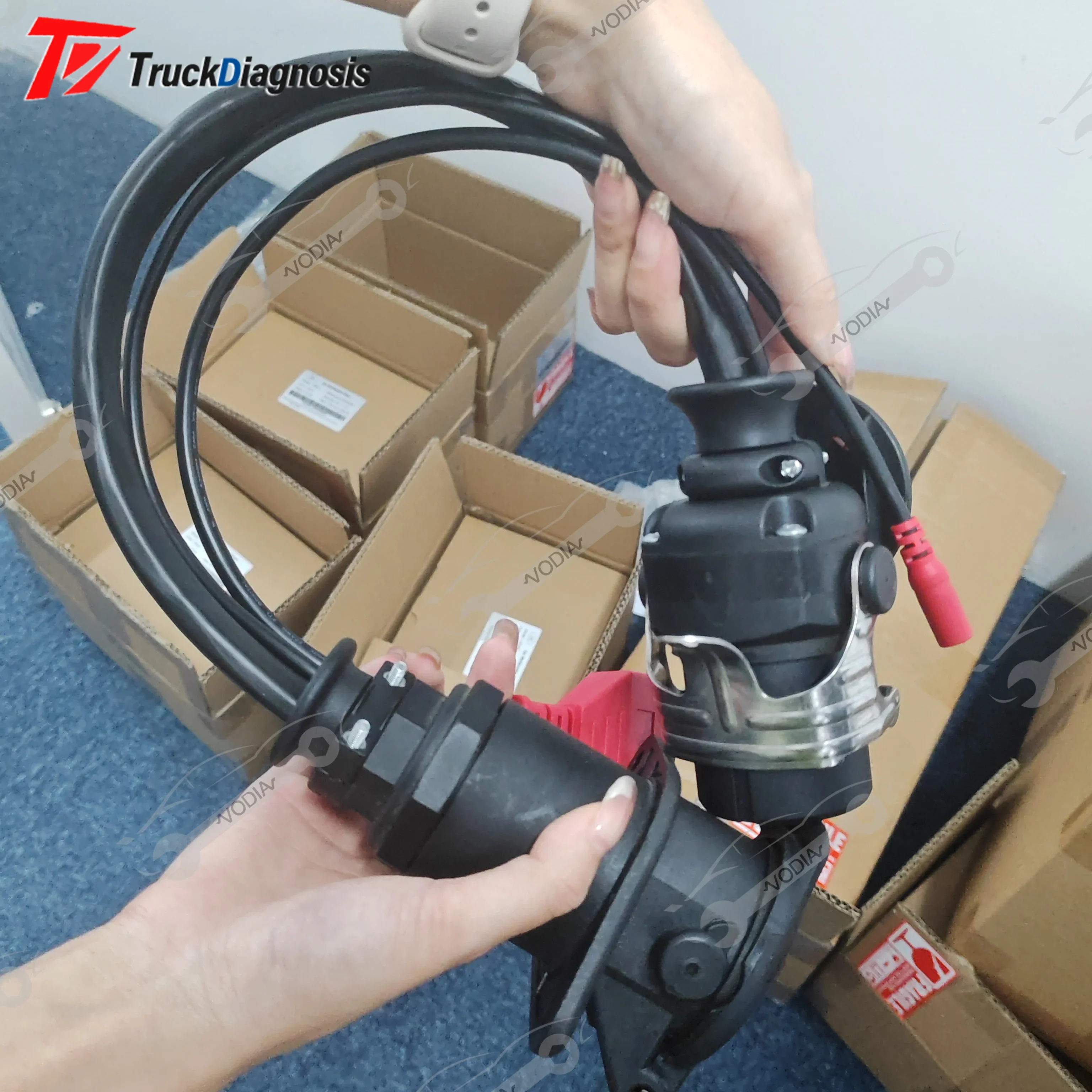 Newest wabco cables For WABCO (WDI) DIAGNOSTIC KIT Trailer Wabco Diagnostic Tools Truck Diagnostic Interface