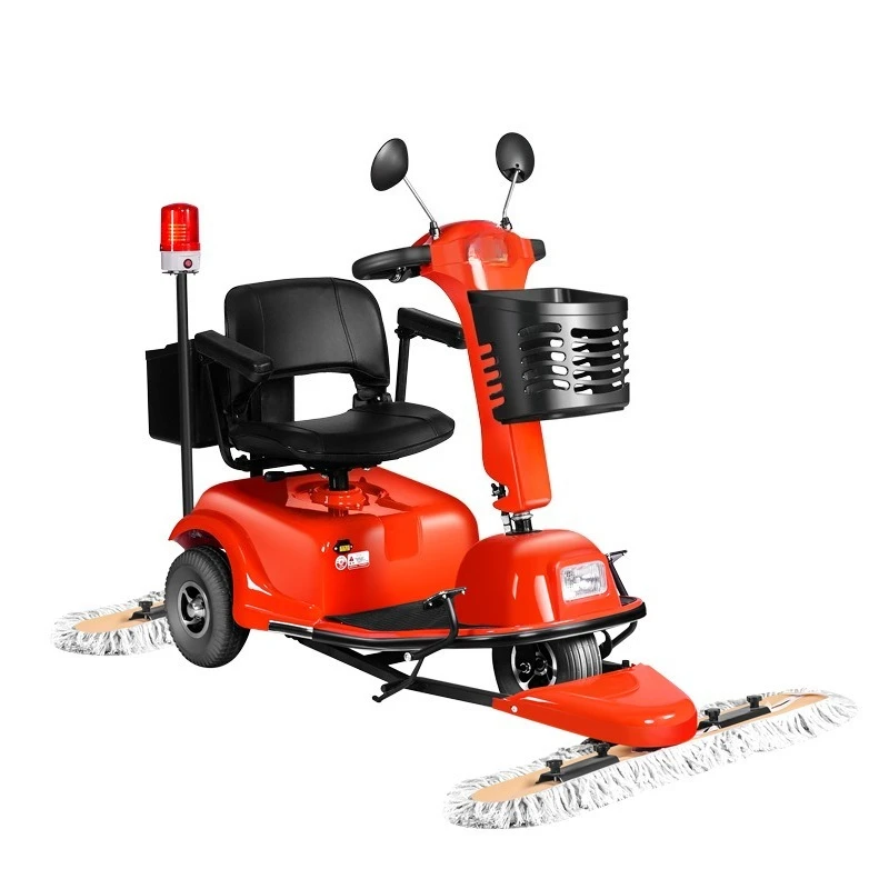 Driving dust cart, electric trailer, special for cleaning and warehousing dust in property shopping malls
