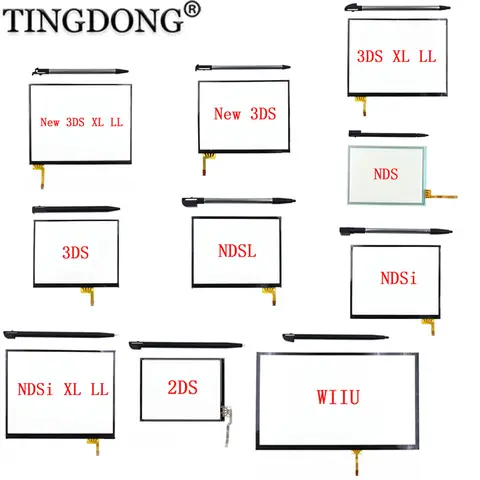 Touch Screen Panel Display Digitizer Glass For NDS Lite NDSL NDSi LL XL 2DS 3DS 3DSXL LL New 3DS XL LL PAD Console