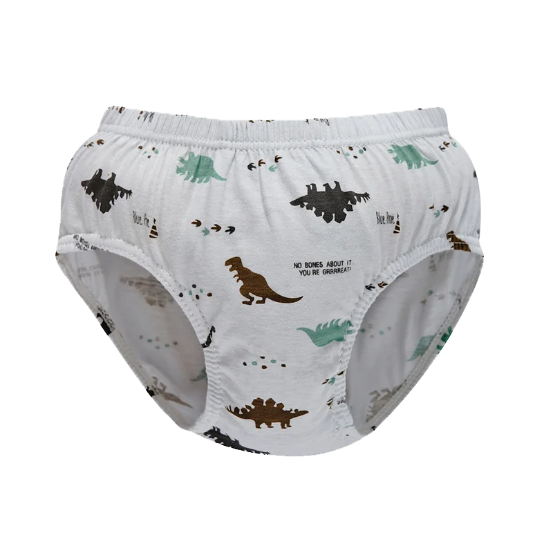 5 Pcs/Lot Children Underwear Cotton Cartoon Print Dinosaur Pattern Kids Briefs For Boys Breathable Soft Boys Underpants
