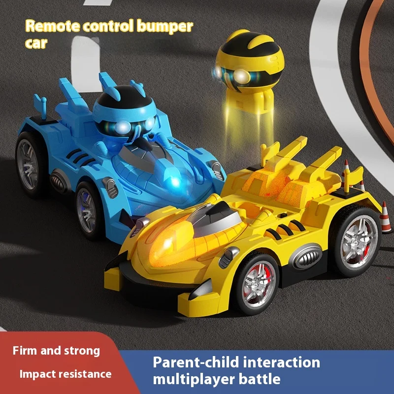 Juguetes interactivos para padres e hijos, Robot de batalla, parachoques, coches Rc, batería de litio recargable, luces frescas, música