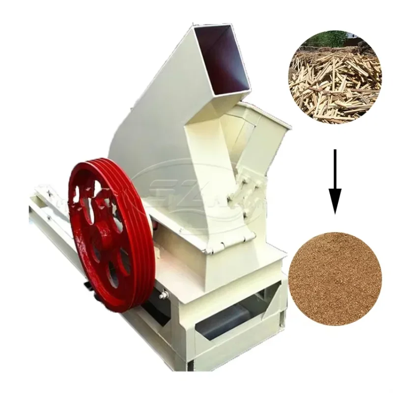 

China High Quality 15 PH Gasoline Hydraulic Branches Recycling Pellet Press Small Wood Chipper Machine