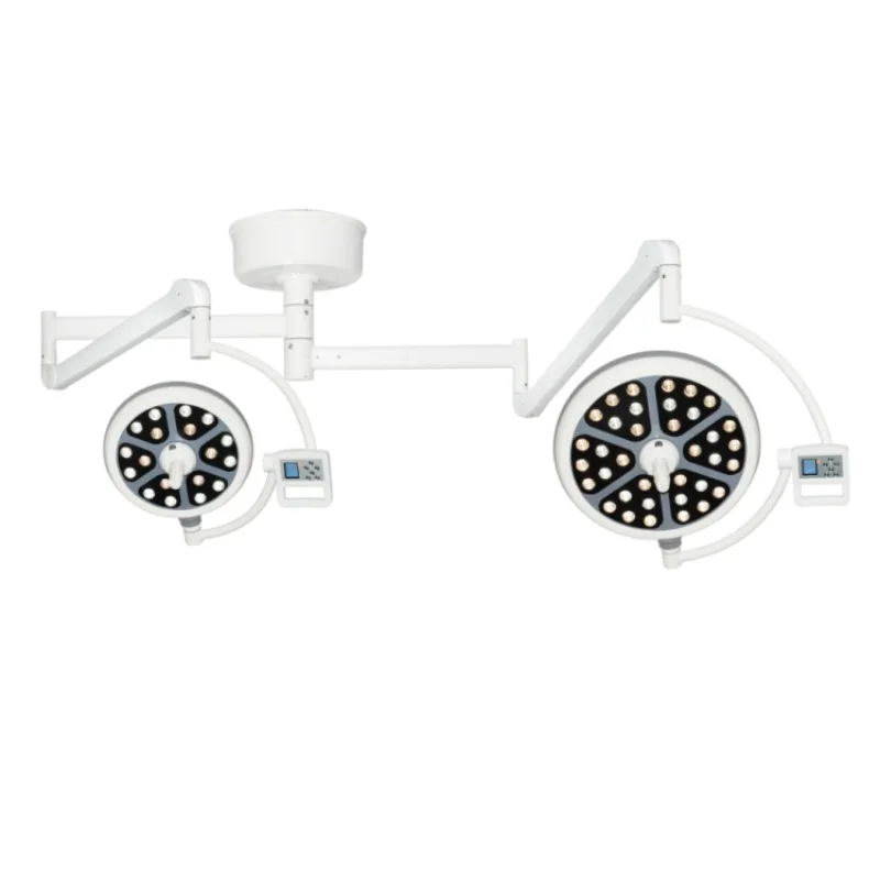 

Dual Arm Surgical LED Light System High CRI Shadowless Lamp with 360° Rotation Medical Grade Operation Theater Lighting