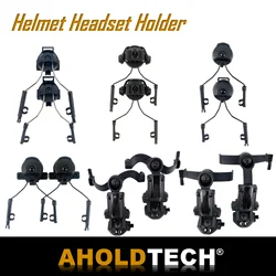 AHOLDTECH Tactical Headset Stand FAST ARC Rail Headphone Holder M-LOK rail Adapter Headphone Bracket for COMTAC EARMOR Headset