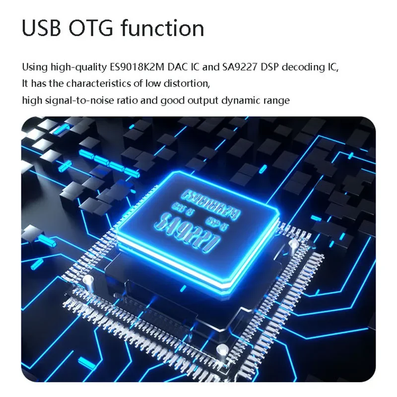 HiFi Amplifier ES9018K2M DAC DSD Lossless Decoding Digital Audio Power Amp Bass Treble Control Toroidal Transformer USB OTG