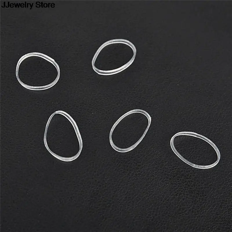 200/500Pcs Small Transparent Clear Rubber Bands Rope Ponytail Holder Tie Gum Elastic Hair Band For Girls Hair Accessories