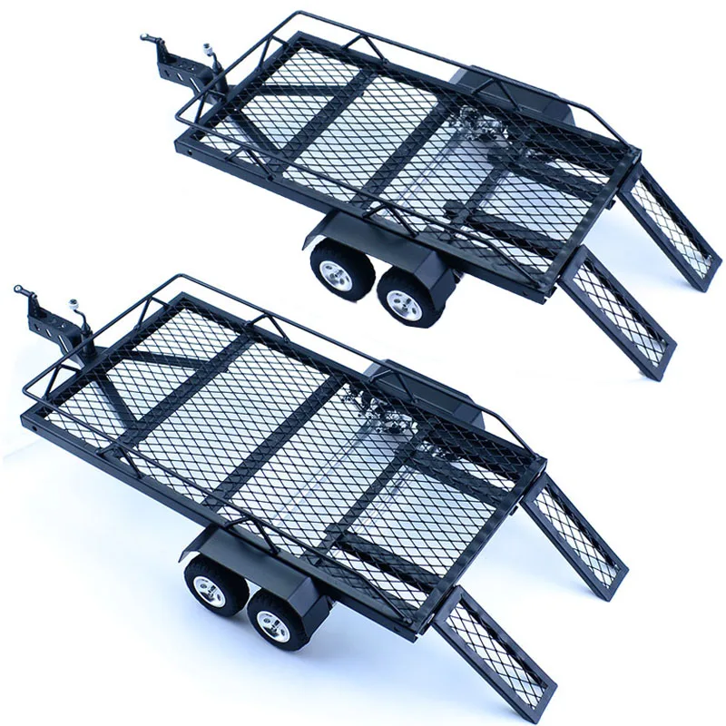 Metal Trailer Hitch Mount for 1/18 1/24 RC Crawler Car Traxxas TRX4-M Defender Bronco SCX24 AX24 FMS FCX24M Upgrade Parts