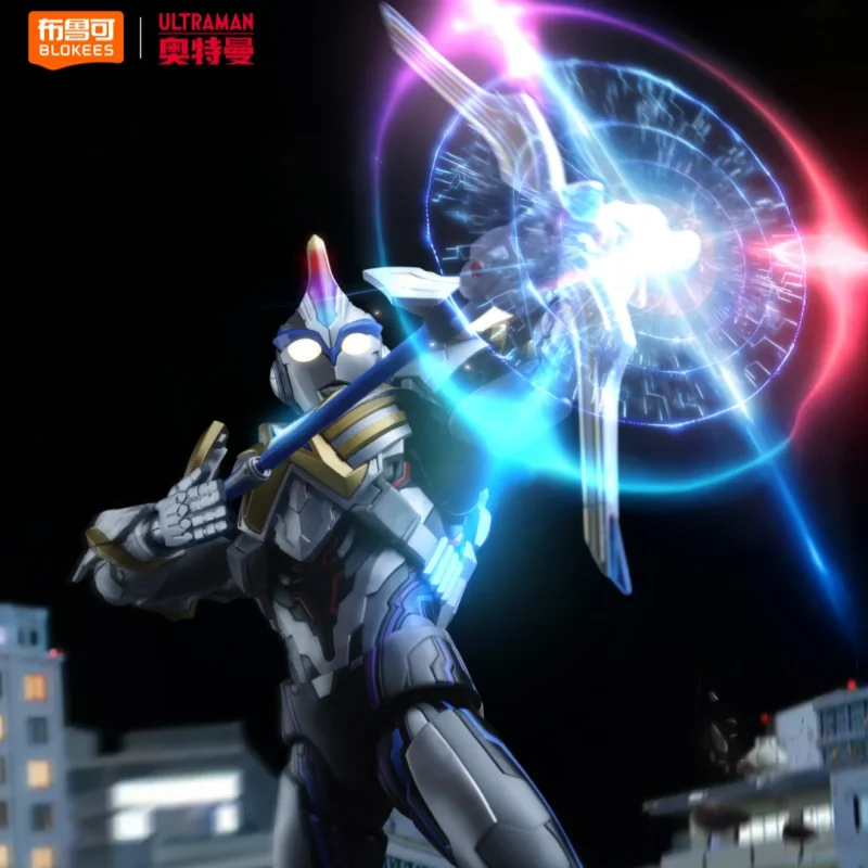 

Blokees Ultraman X Devine Version Фигурка Beta Flash Armor со светодиодным эффектом Аниме Коллекционная модель игрушки в подарок