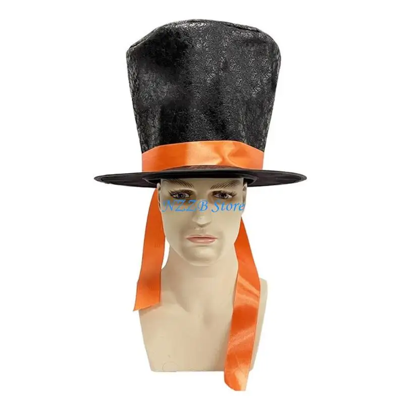 

T21F Magicians Hat Top Hat Hat for Stage Performances Headwear For Adults