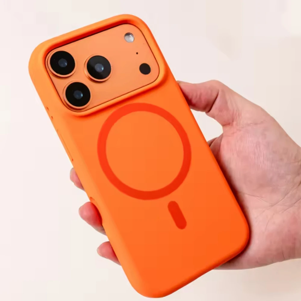 

Luxury Official Original Silicone For Magsafe Magnetic Phone Case For iPhone 17 Air 16 15 14 13 12 11 Pro Max Must Haves Cover