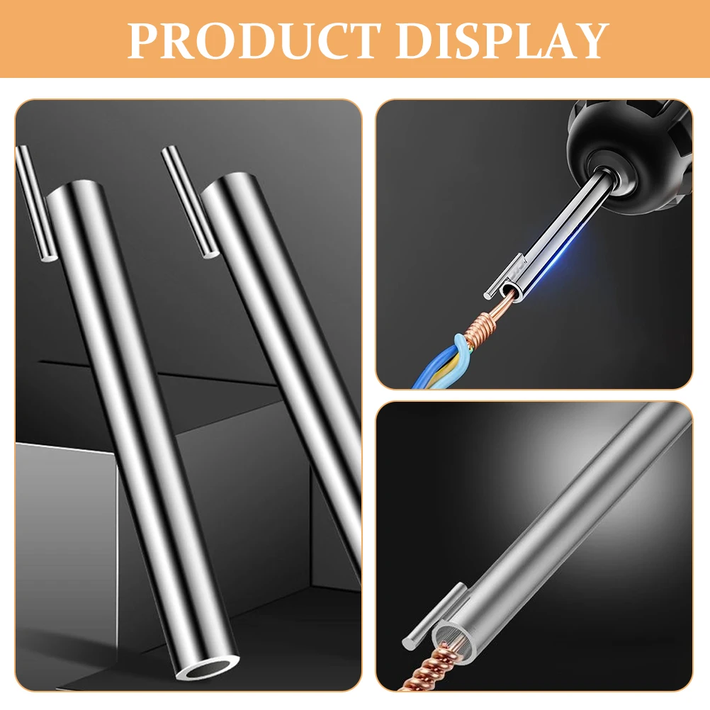 

2Pcs Versatile Wire Twisting Tool Electric Wire Connector Automatic Cable Splicer for Drill Applications