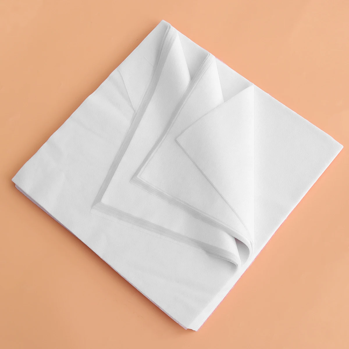 

100 Pcs Non-woven Face Hole Mat Salon Massage Cover Disposable Bed Pillow Towel Hygienic Salon Massage Face Hole Soft Foldable