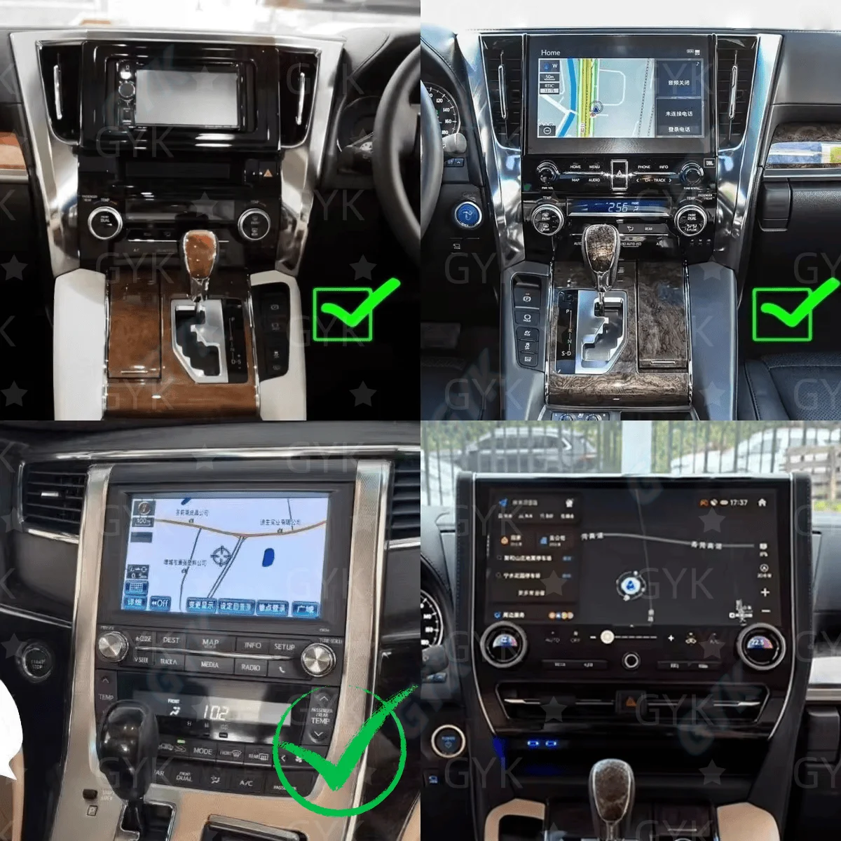 All-new Car Radio Android For Toyota Alphard 20 30 35 Series Upgrade 40 Serise CarPlay Multimedia Video Player GPS WIFI Stereo H