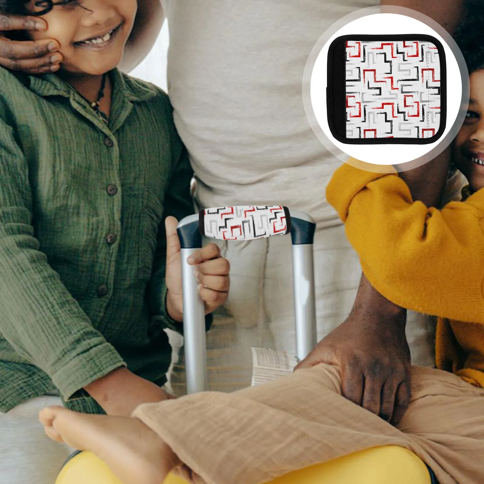 

Luggage Cover Polyester Bag Handle Wrap Handbag Protector For Suitcase Stroller Handle Sleeve Travel Bag