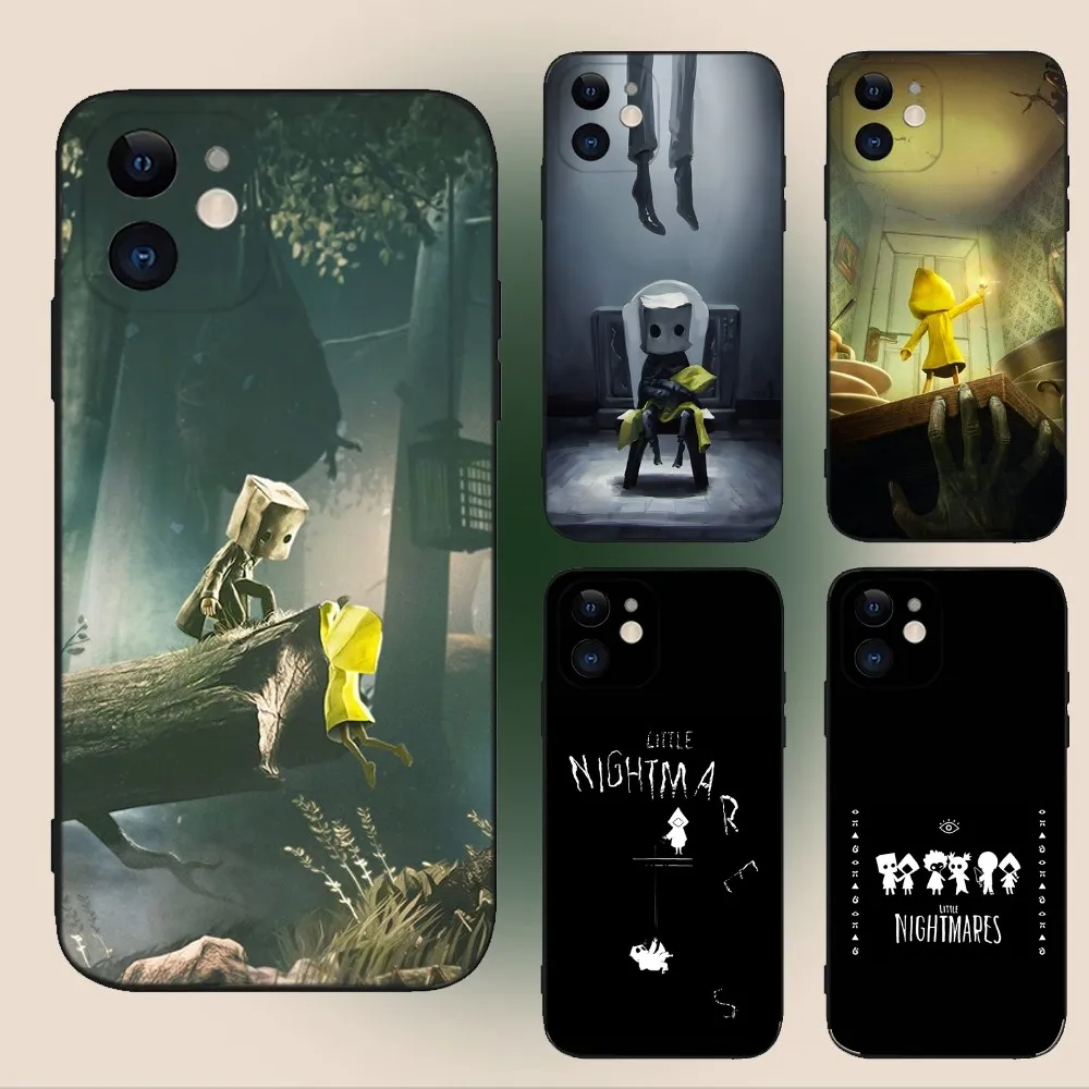 

Game L-LittleS N-Nightmares Phone Case For iPhone 16,15,14,13,12,11,Plus,Pro Max,XS,X,XR,SE,Mini,8,7 Soft Silicone Black Cover