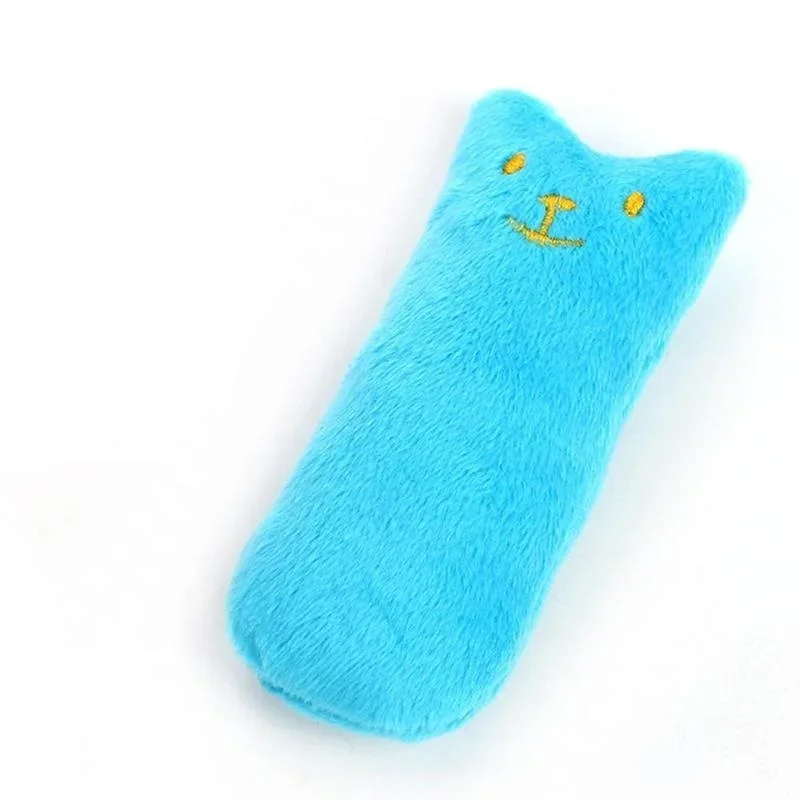 1pcs Pet Accessories Rustle Catnip Toy Cat Supplies Pet Products Cute Cat Teething Cat Plush Thumb Pillow