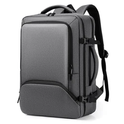 Schoolbag Men 17.3''Large Capacity Laptop Backpack USB Port Multi-functional Business Bags Outdoor Travel Bag Oxford Waterproof