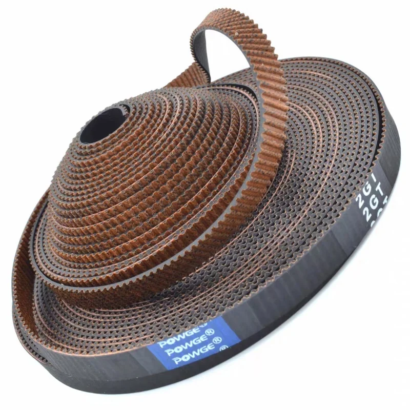 2GT RF Open Timing Belt GT2 2MGT Synchronous Belt Rubber Non-slip Width 6mm 9mm 10mm Open Belt For 3D Printer Accessories Parts
