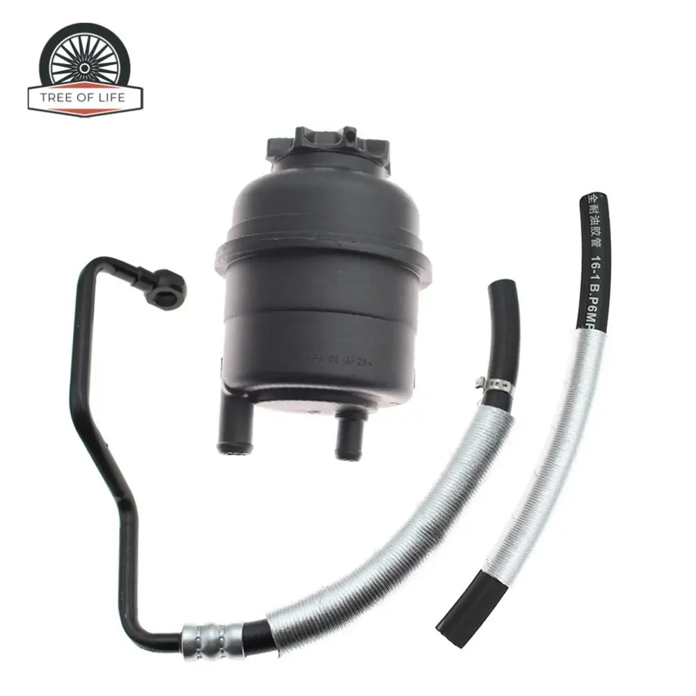 32411097164 LHD Power Steering Reservoir Bottle Tank & Return Line Hose For Mini Cooper 1.6L 2002 2003 2004 2005 2006 2007 2008