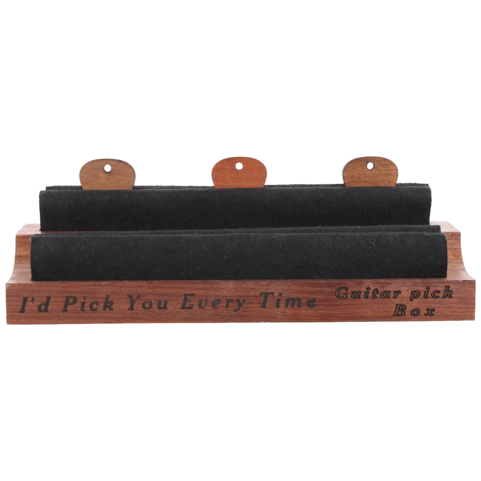

Pick Holder Storage Box Guitar Tray Funny Picks Plectrum Rack Cabinet Wooden Pendant Electric Keeper