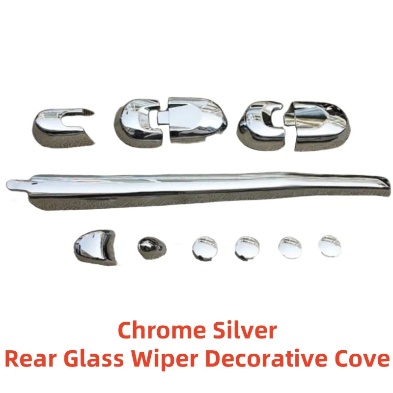 

Car Modification Accessories ABS Chrome Trim 2005 2006 2008 2010 2012 2013 For Hyundai Tucson Rear Glass Wiper Decorative Cover