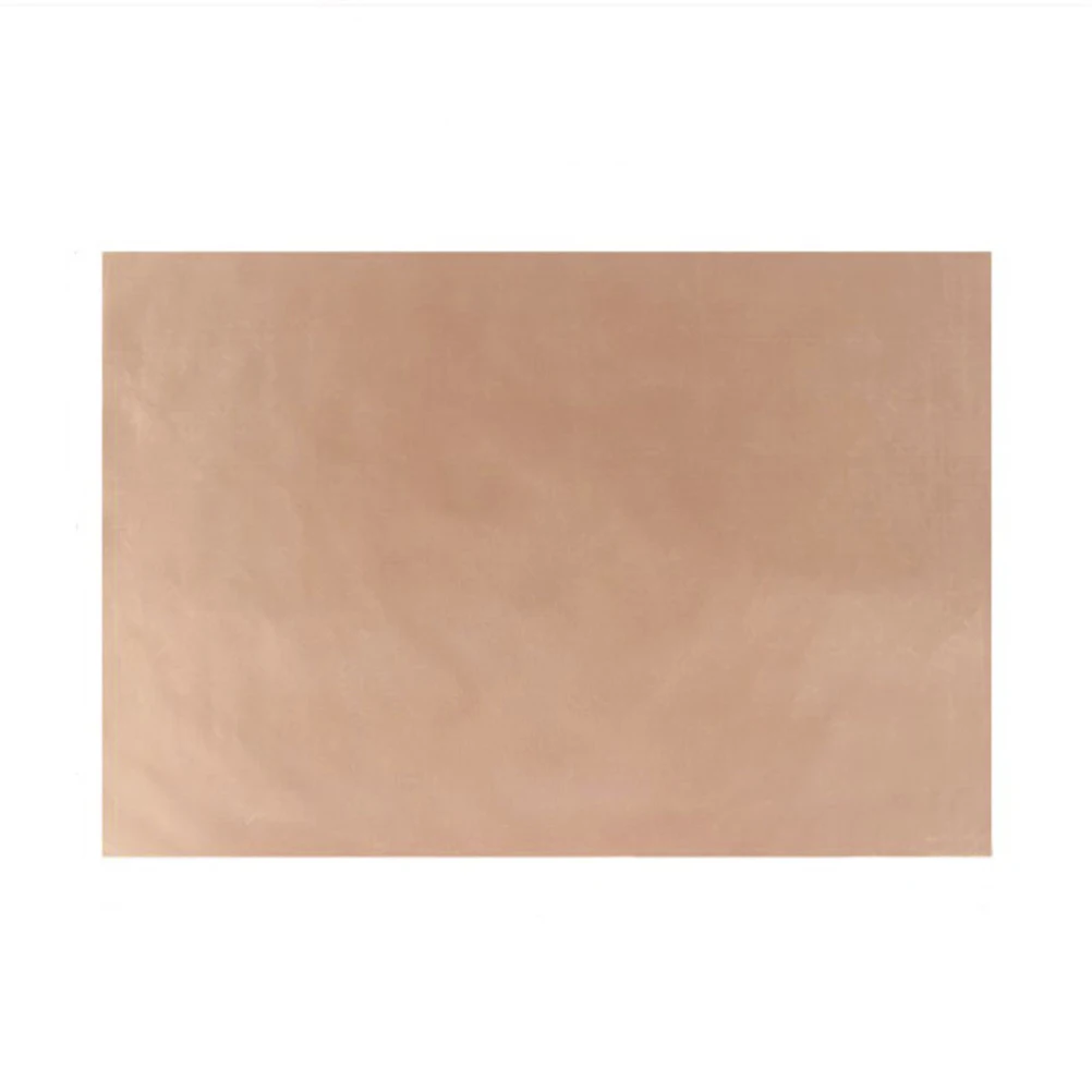 

High Temperature Resistant Baking Mat PTFE Non-stick Oven Pad for Cakes Cookies Reusable Eco Friendly Brown Color