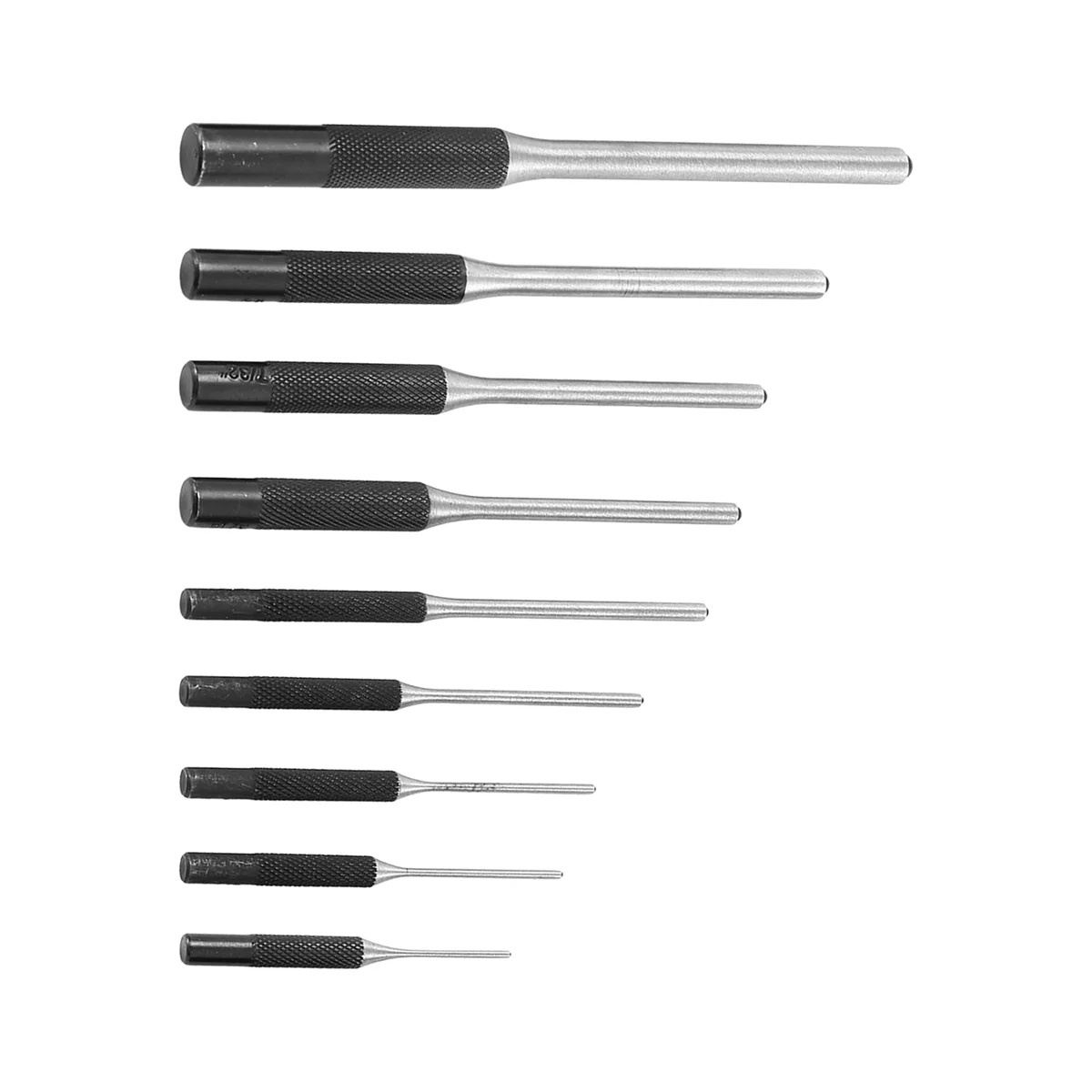 9-Piece Set-Up Punch Round Punch Pieces Roll Pin Punch Set Tool Bolt Catch Roll Pin Punch Tool Kit