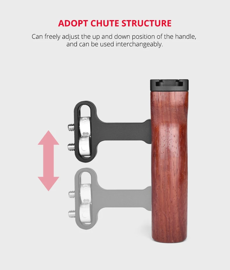 

Yelangu A72 Universal Handle for Gopro Action Camera DSLR SLR Camera Smartphone Video Vlog Rig Kit with 1/4 Screw