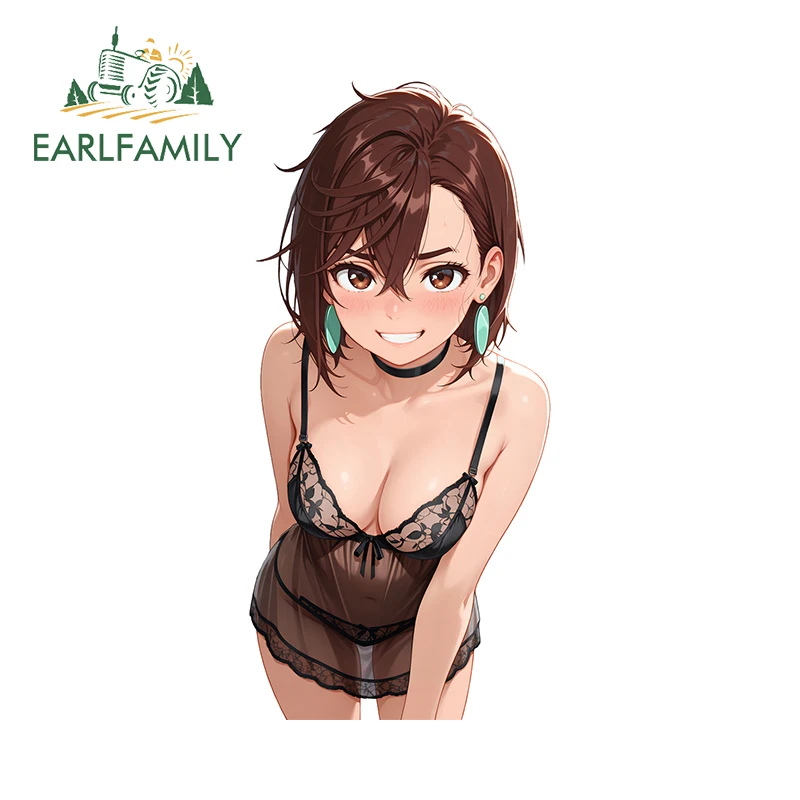 

EARLFAMILY Momo Ayase Bikini Car Truck Decal Bumper Window Scooter Waterproof Sunscreen Decals For All Types Of Vehicles