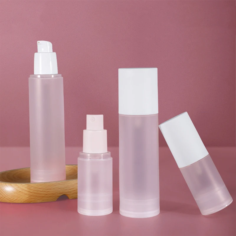 

15-100ml Empty Serum Bottles Vacuum Pump Cosmetic Containers Refillable Bottle