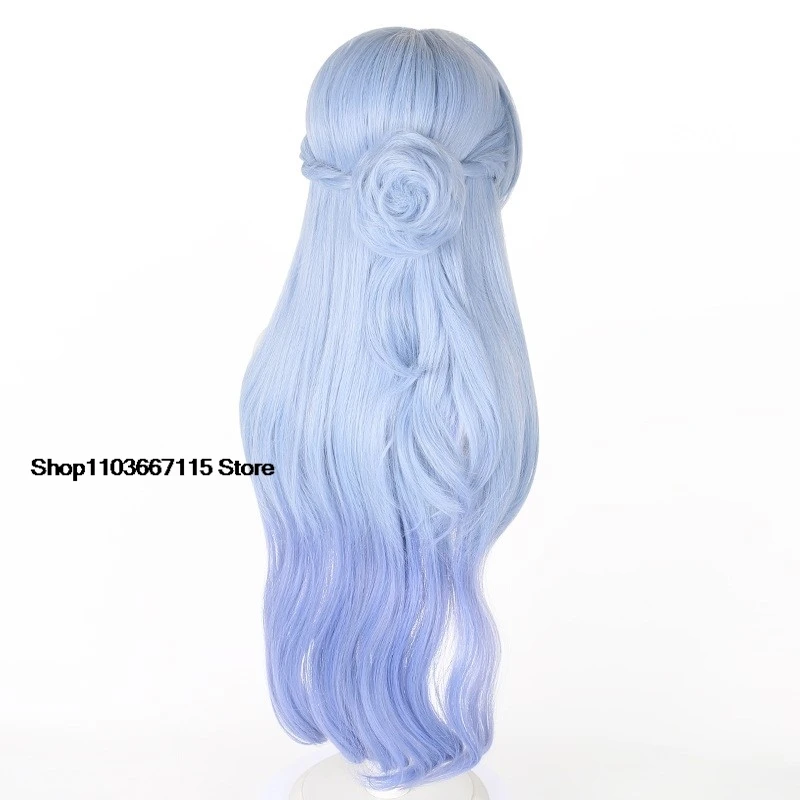 Honkai Star Rail Robin Cosplay Wig Long Blue Gradient Wig Cosplay Game Cosplay Wigs Heat Resistant Synthetic ROBIN Wigs