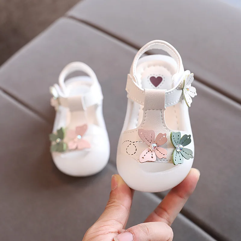 Summer Baby Sandals for Girls Boys Soft Bottom Cloth Children Shoes Fashion Little Kids Beach Sandals Toddler Shoes