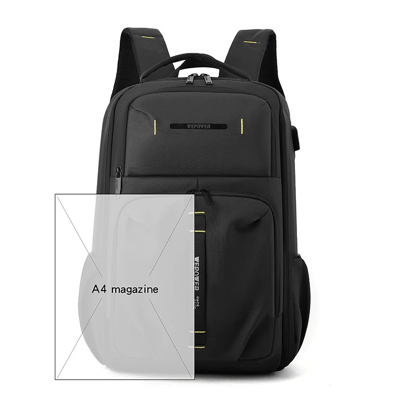 Fashion large capacity solid color Oxford men's travel backpack computer bag school bag backpack men mochila back to school