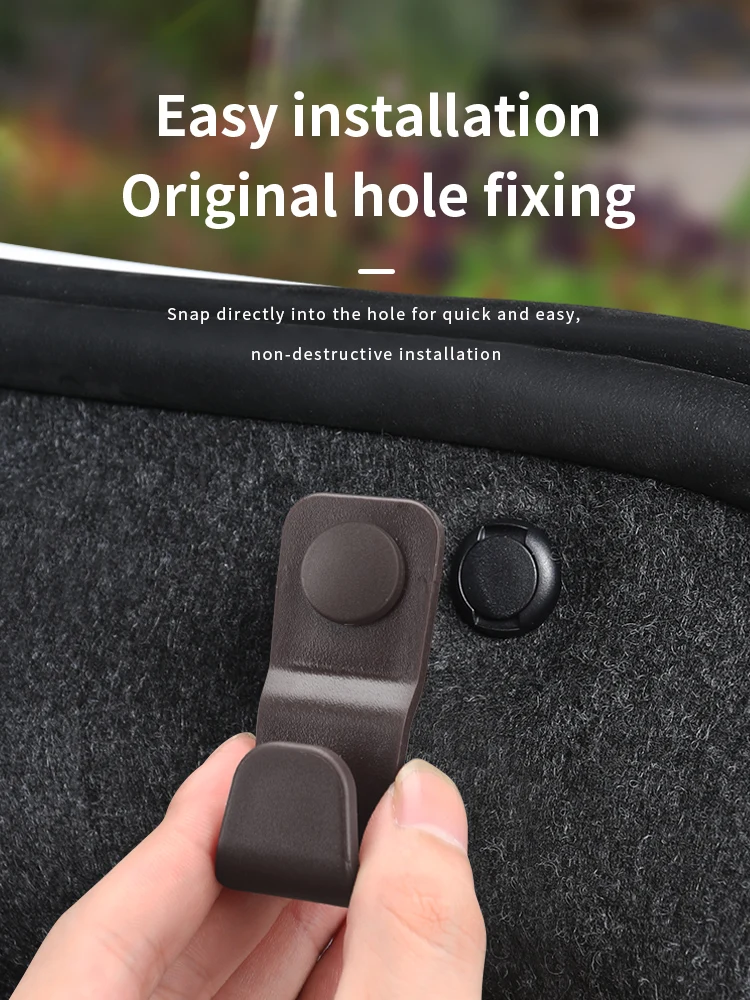 Universal Car Trunk Storage Hook Sundries Bag Towel Hook Auto Interior Organizer Accessory For BMW G30 G38 G20 F30 F10 X3X4 X5X6