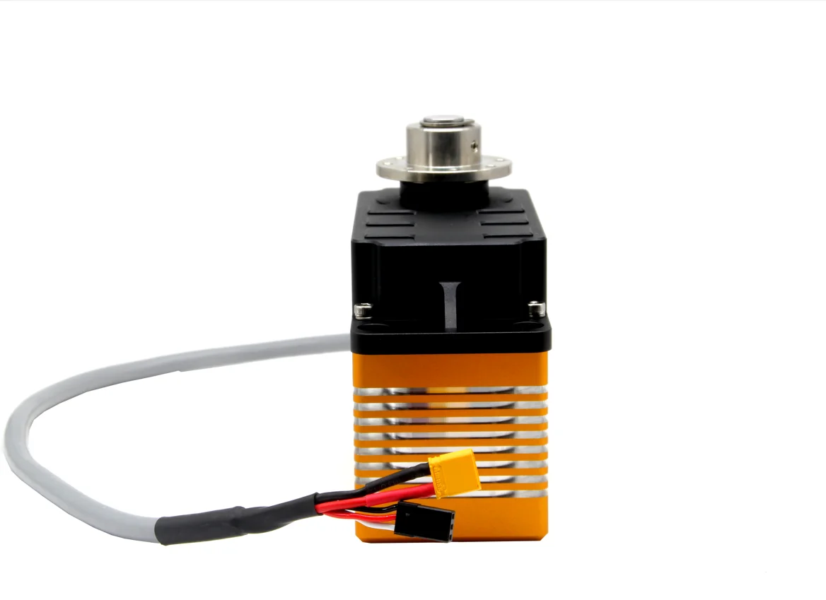 Aanpasbare 600KG grote koppelhoek 24V borstelloze industriële robotservo 93800BLS gigantische servo met PWM RS485 TTL metalen motoren