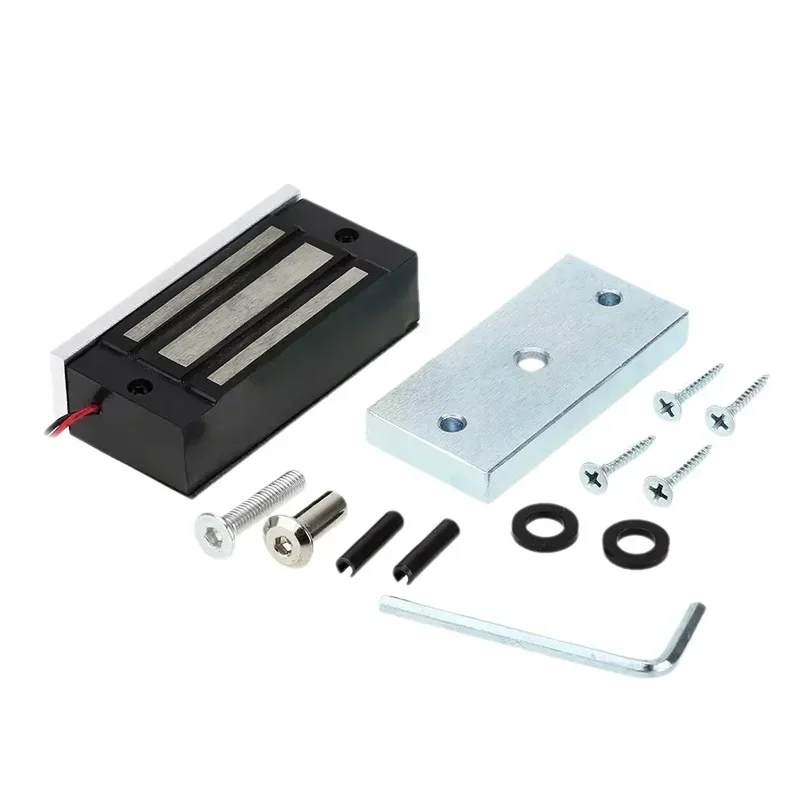 5YOA Electronic Door Lock Electric Magnetic Lock Gate Opener Suction Holding Force Electromagnetic Access Control System Various