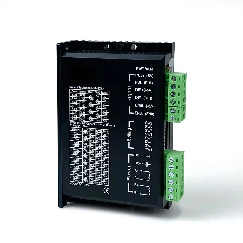 

2-phase 18-50VDC M542 Stepper Motor Driver DM542 Nema 23 Stepper Motor Driver for Nema 23 Nema 34 Stepper Motor