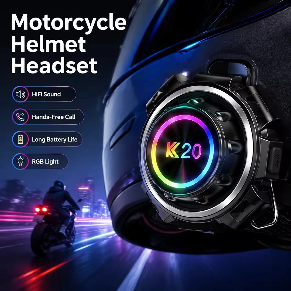 K20 Motosiklet Kask Kulaklığı, - Universal Motorcycle Helmet Intercom Headset incelemesi ve fiyatı