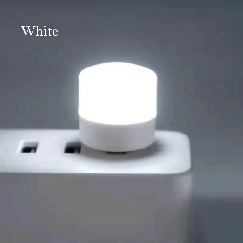 Mini Usb Night Light Warm White Eye Protection Book Reading Light Usb Plug Computer Mobile Power Charging Led Night Lamp