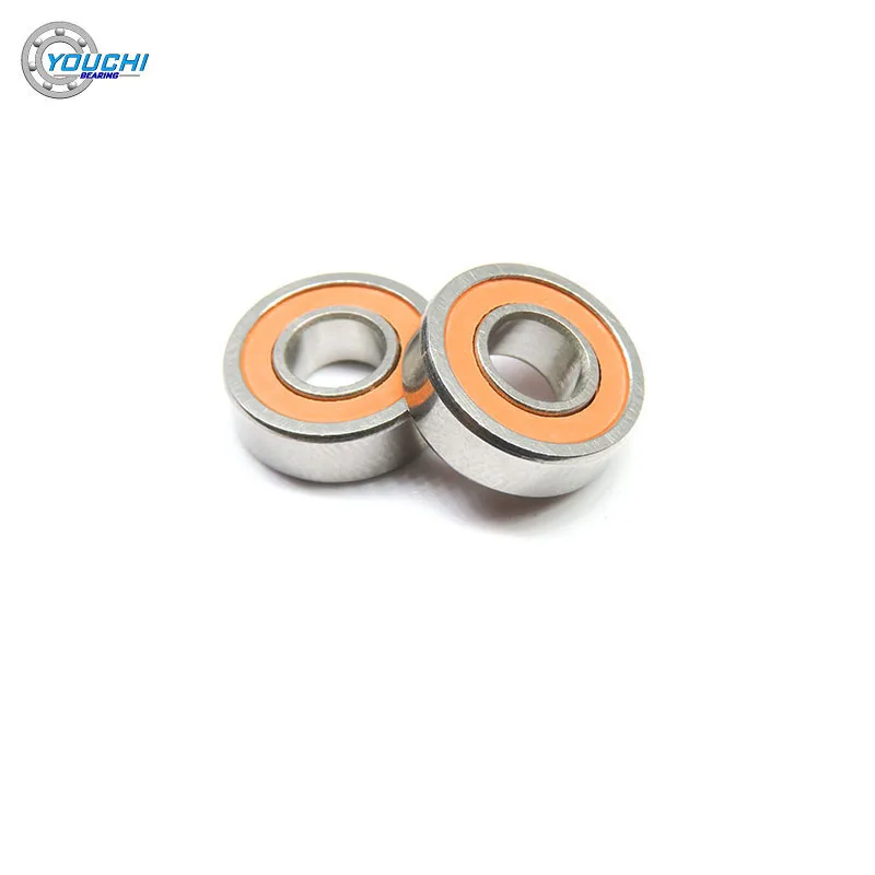 10pcs 5x12x4 Hybrid Ceramic Bearing SMR125C 2OS SMR125 2RS Ceramic Bearing 5*12*4 Fishing Reel Bearing MR125 2RS RS DDU